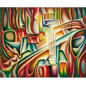 Zoe (Suzi) Actypi, oil on canvas, 1967