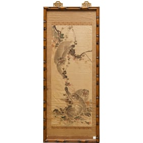 Mori Sosen (style), scroll painting, ex Christie's