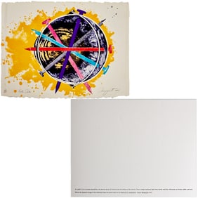 James Rosenquist, pair of lithographs, 1975