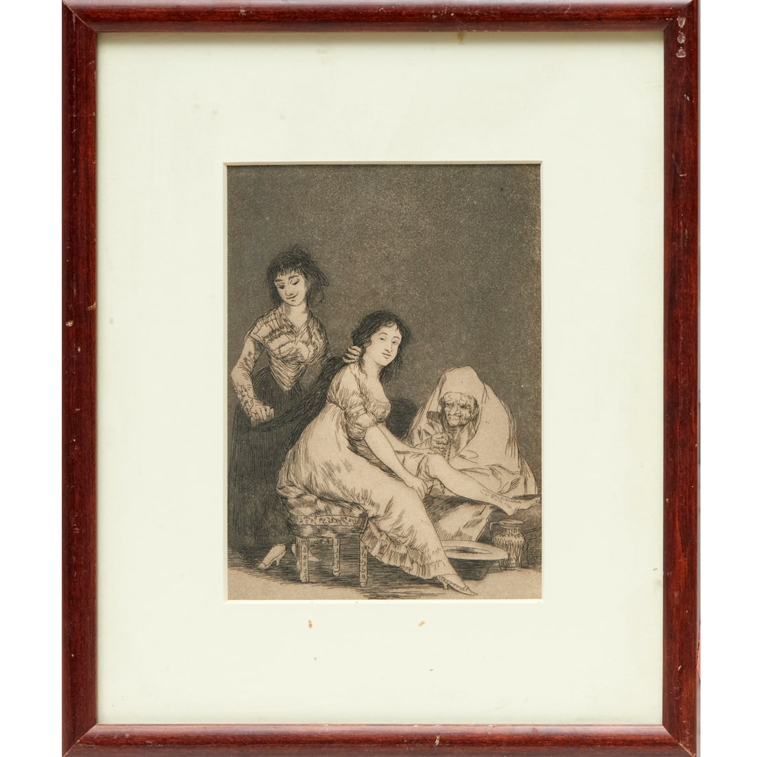 Francisco Goya, Los Caprichos etching (1 of 7)