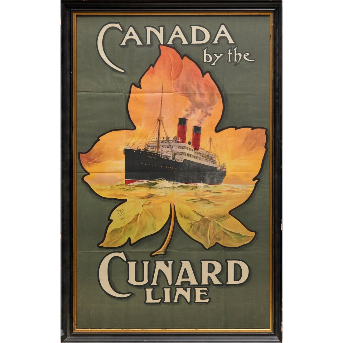 Cunard Line steamship poster, ex Christie's (1 of 9)
