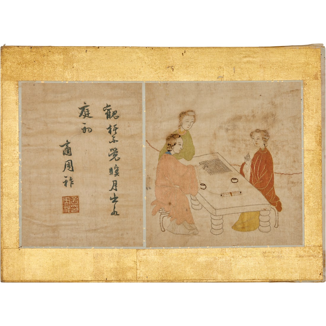 Japanese School, embroidery picture, ex museum (1 of 8)