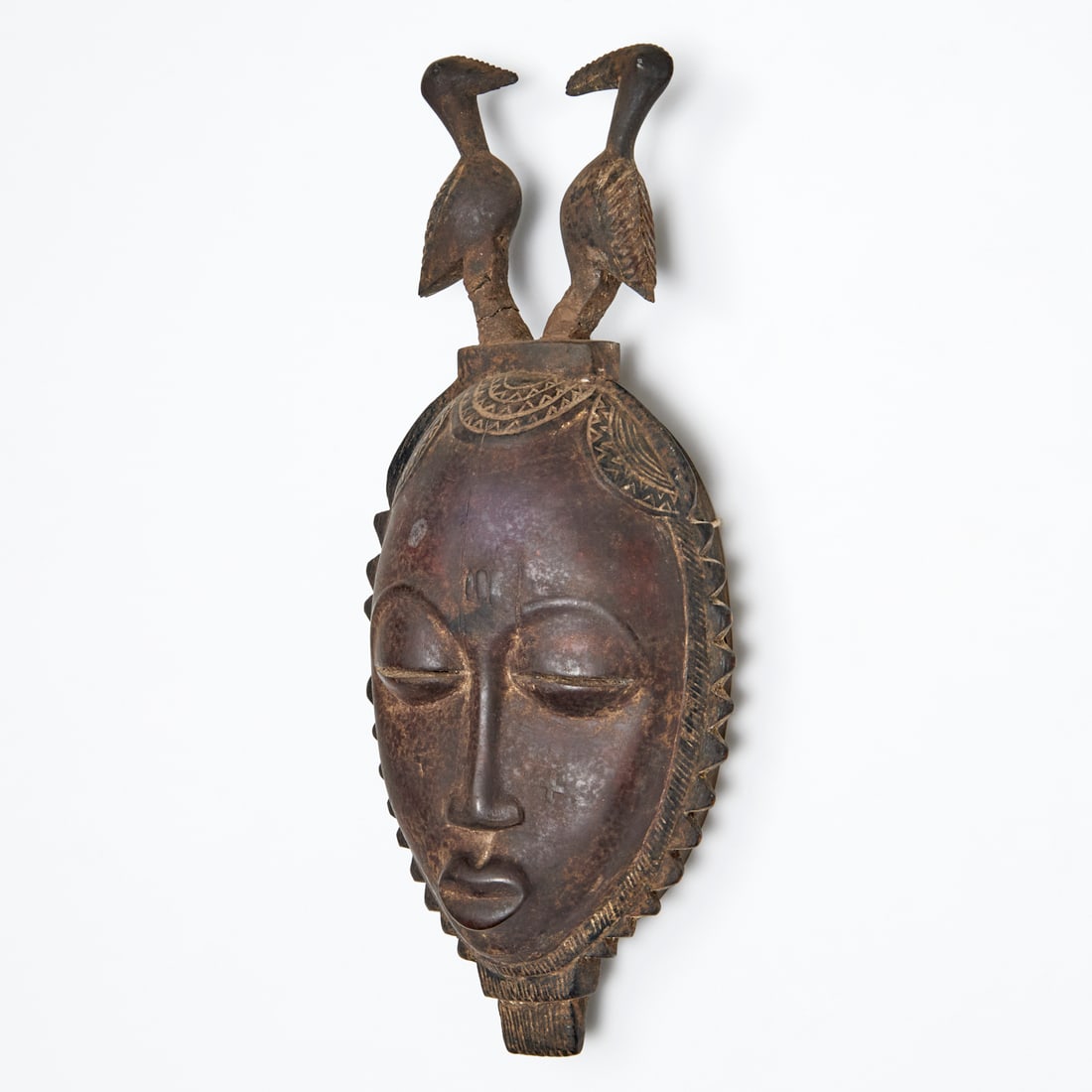 Yaure People, old carved wood mask (1 of 6)
