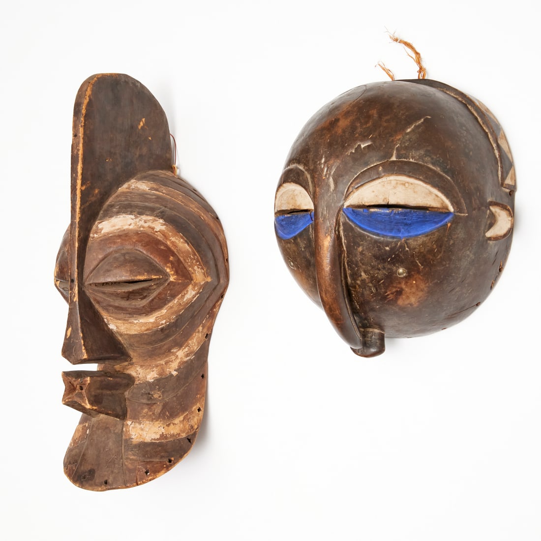 Luba People, (2) Kifwebe masks (1 of 6)