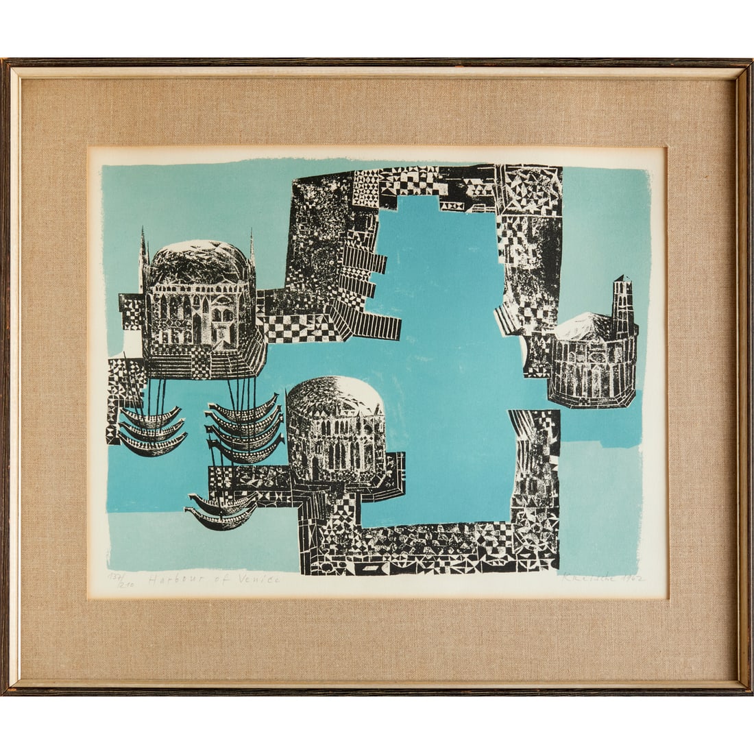 Gerhard Kreische, lithograph, 1962 (1 of 8)