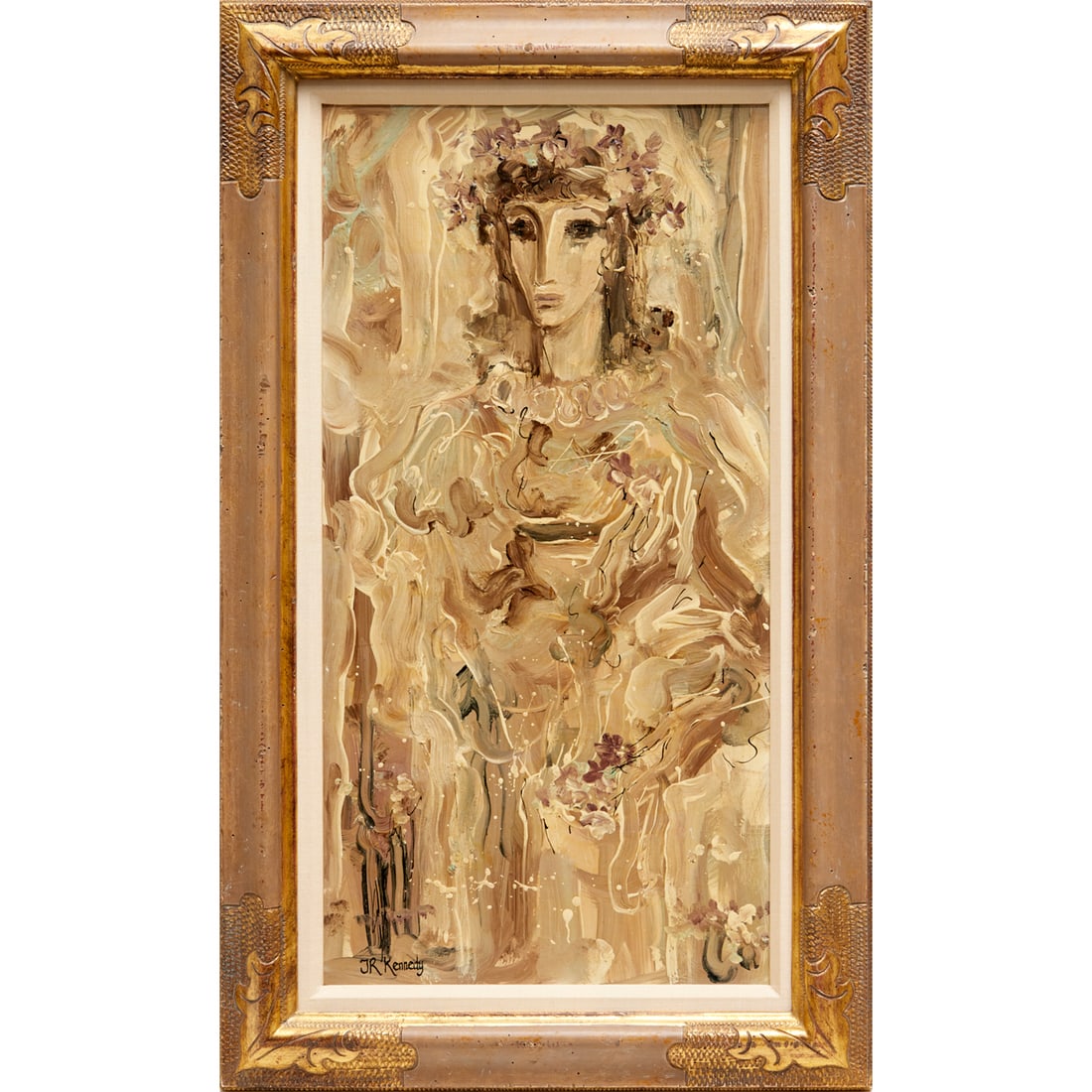 Janet Robson Kennedy, oil on board (1 of 6)