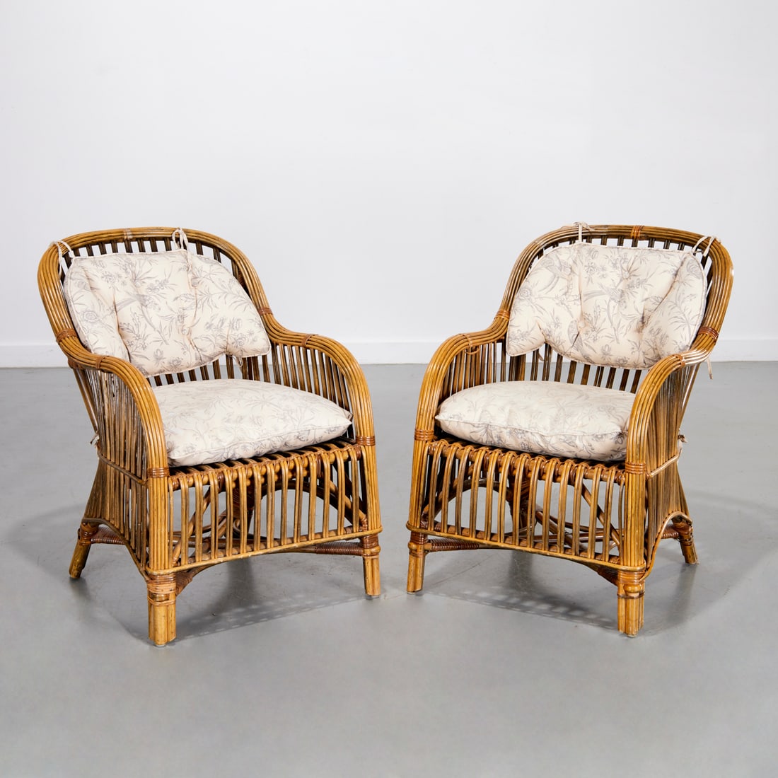 Bielecky Brothers, pair rattan armchairs (1 of 7)