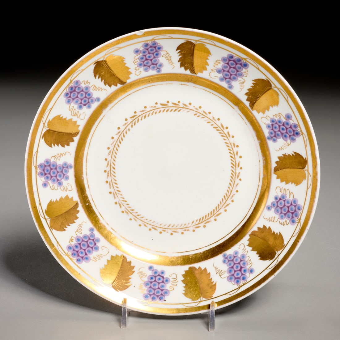 Russian porcelain dish, ex museum (1 of 6)