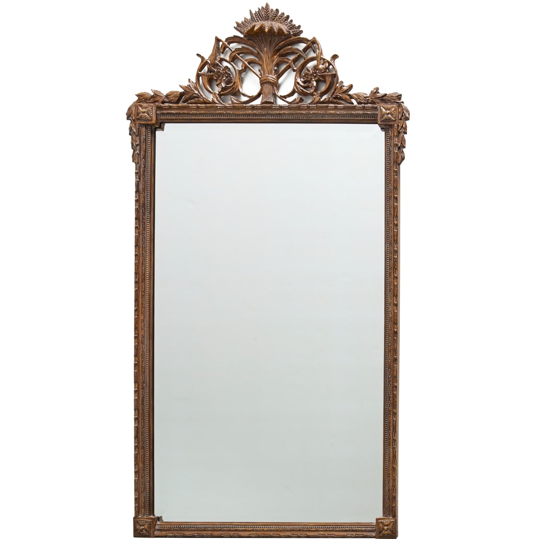 Neoclassical style giltwood mirror (1 of 5)