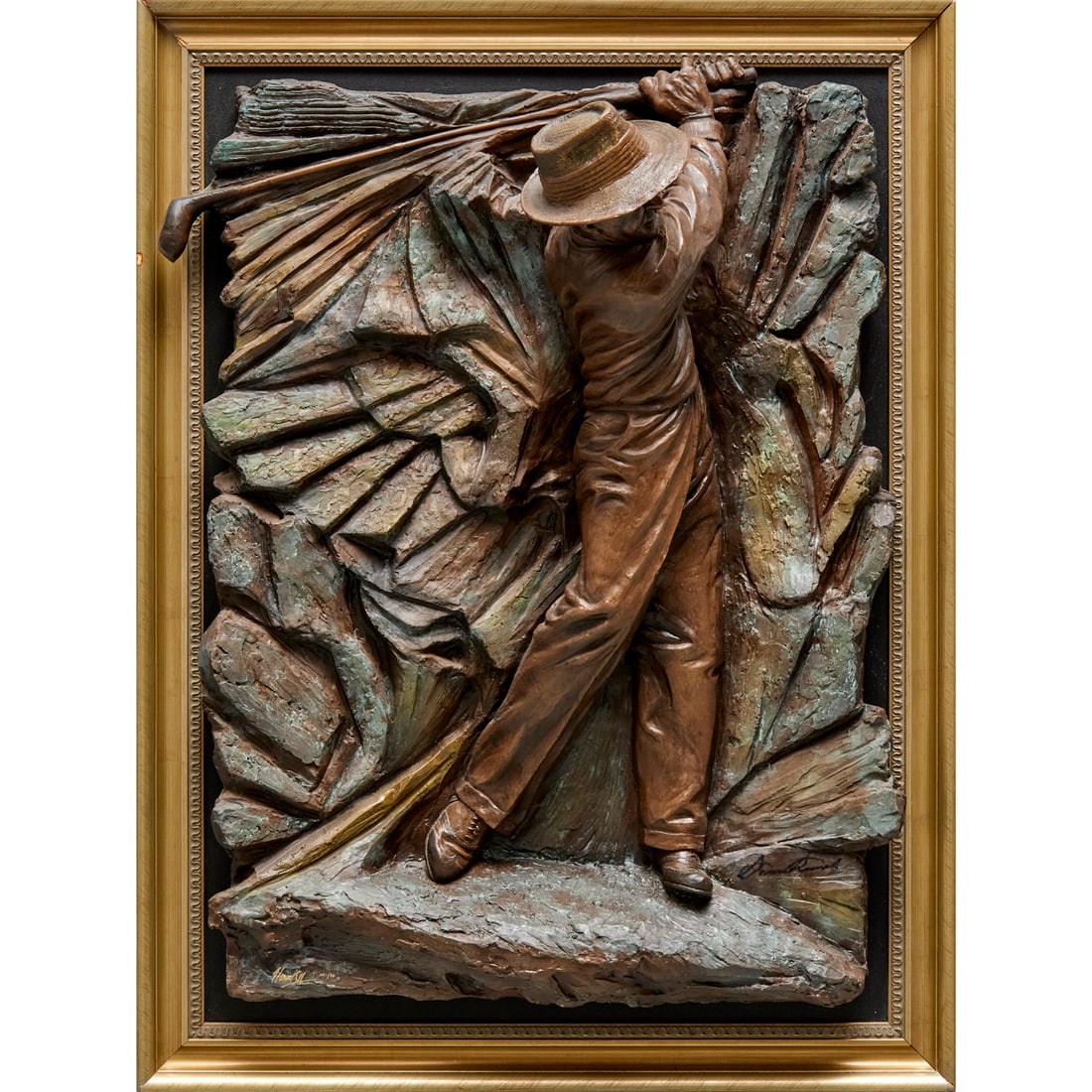 Paul Kamish, large relief plaque, 2001 (1 of 8)