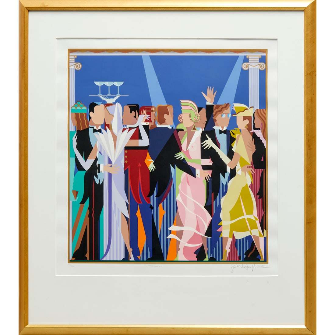 Giancarlo Impiglia, large serigraph, 1987 (1 of 8)