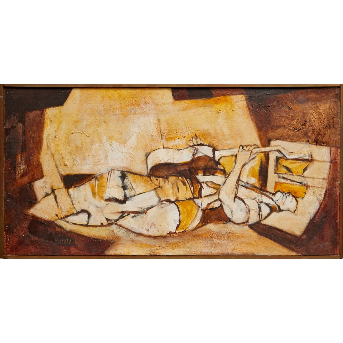 Robert Moesle, oil on Masonite, 1961 (1 of 6)