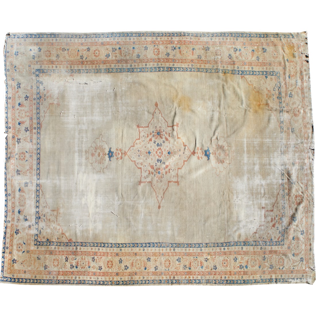 Large antique Oushak carpet (1 of 11)