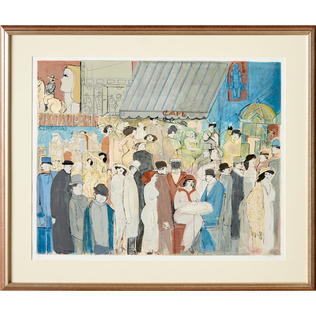 David Schneuer, large signed serigraph (1 of 7)