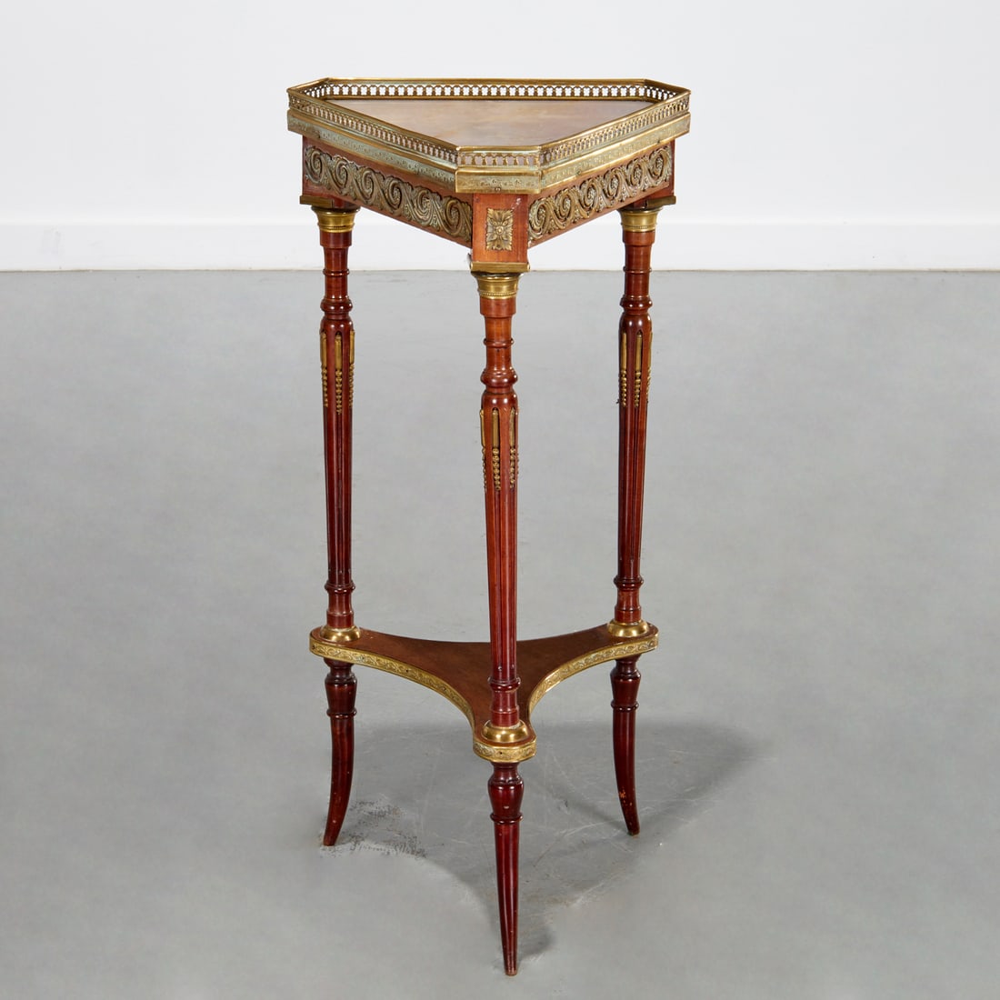 Antique French onyx top plant stand (1 of 6)