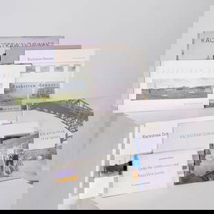 Rackstraw Downes, (10) volumes, one signed: Rackstraw Downes, (10) volumes, one signed, Includes: Under the Gowanus and Razor-Wire Journal: The Making of Two Paintings, Turning the Head Press, 2000; Betty Cunningham Gallery, 2018; Recent Work,