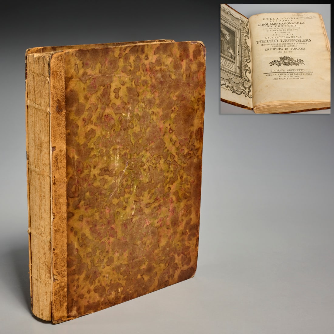 Della Storia del Padre Girolamo Savonarola, 1782: Della Storia del Padre Girolamo Savonarola, 1782, Della Storia del Padre Girolamo Savonarola da Ferrara, Domenicano della congregazione di S. Marco di Firenze. Libri Quattro (Book IV), Carlo Giorgi, L