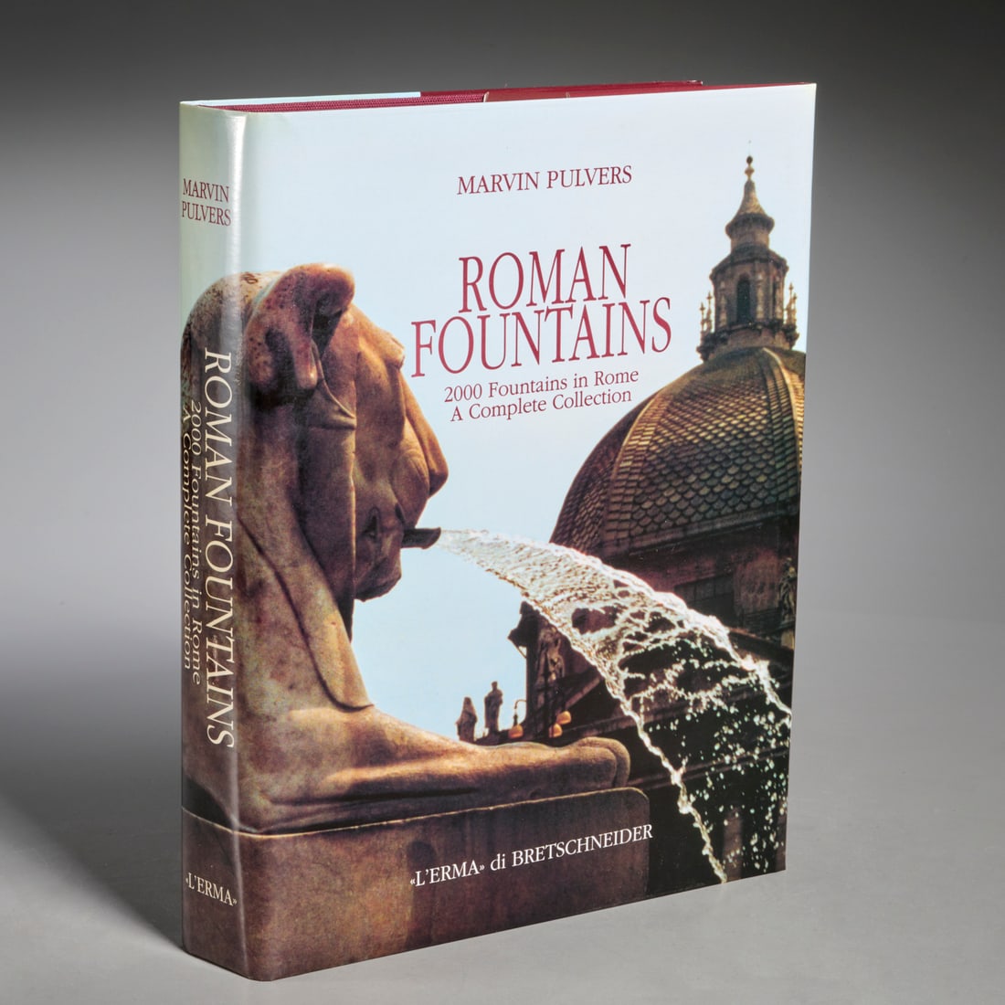 2000 Fountains in Rome: A Complete Collection: 2000 Fountains in Rome: A Complete Collection, Marvin Pulvers. Roman Fountains. L'Erma di Bretschneider, 2002, hardcover in jacket, 927 pages with index, 12.25"h x 9.5"w Provenance: A Private Collecti