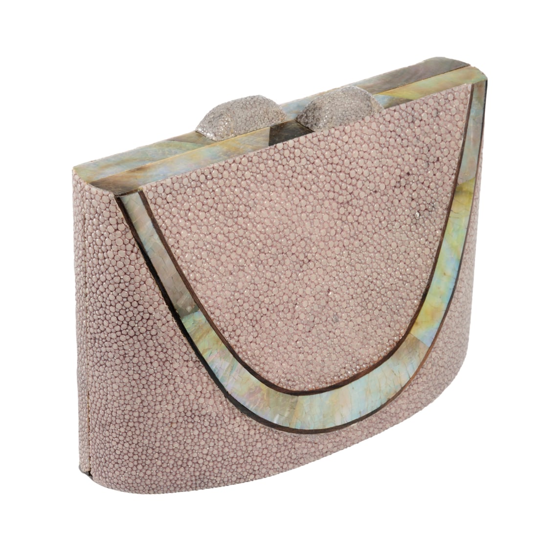 Sea Memory shagreen clutch evening bag (1 of 6)