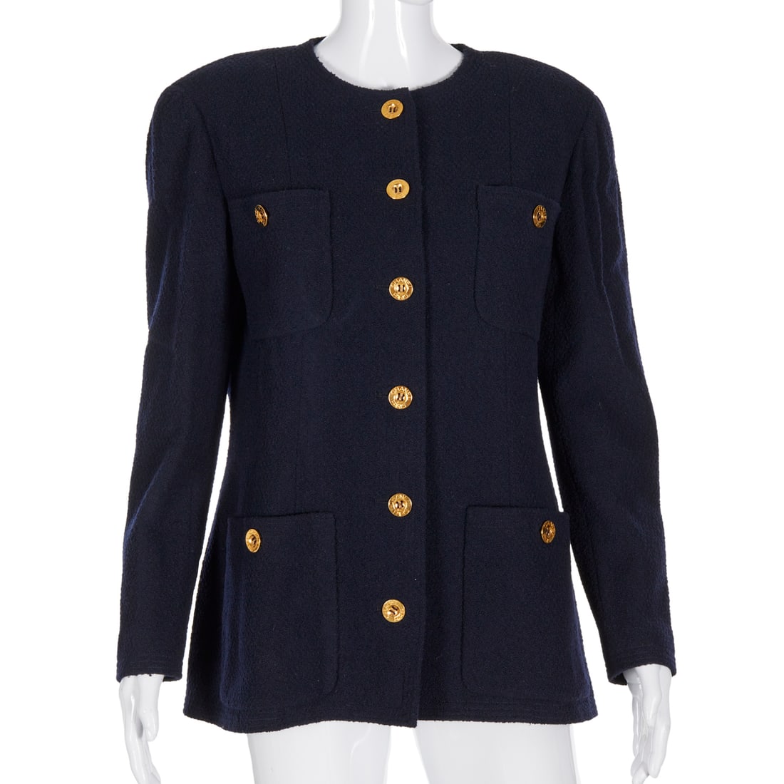 Chanel Boutique navy boucle jacket (1 of 6)
