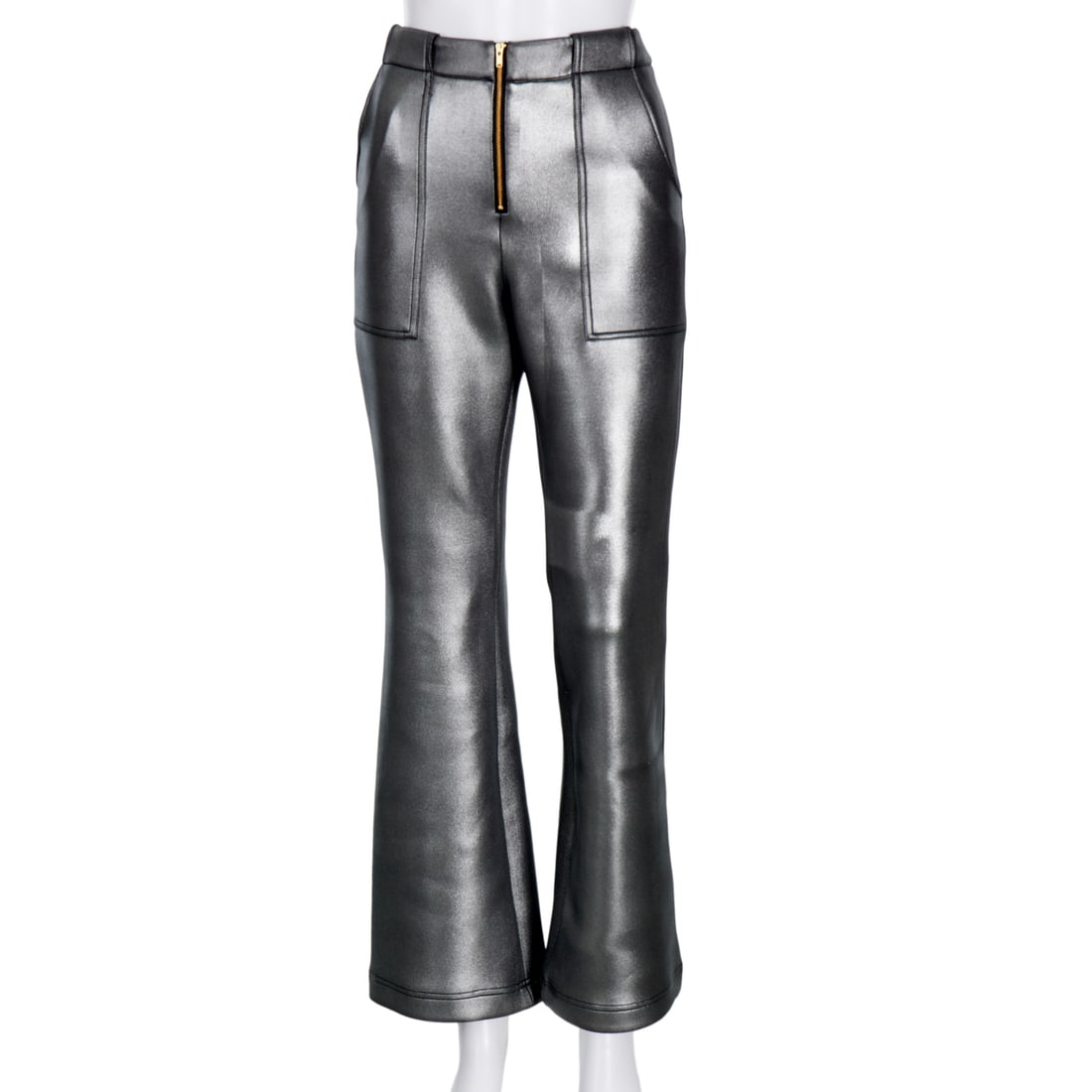 Cynthia Rowley mod metallic stretch pants (1 of 4)