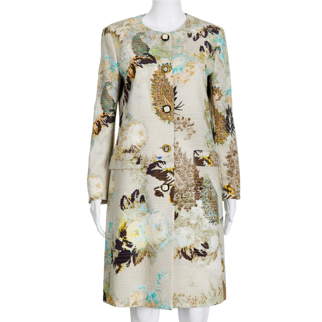 Etro Milano floral print coat (1 of 6)