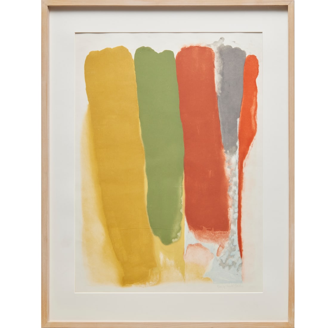 Friedel Dzubas, color etching, 1978 (1 of 7)