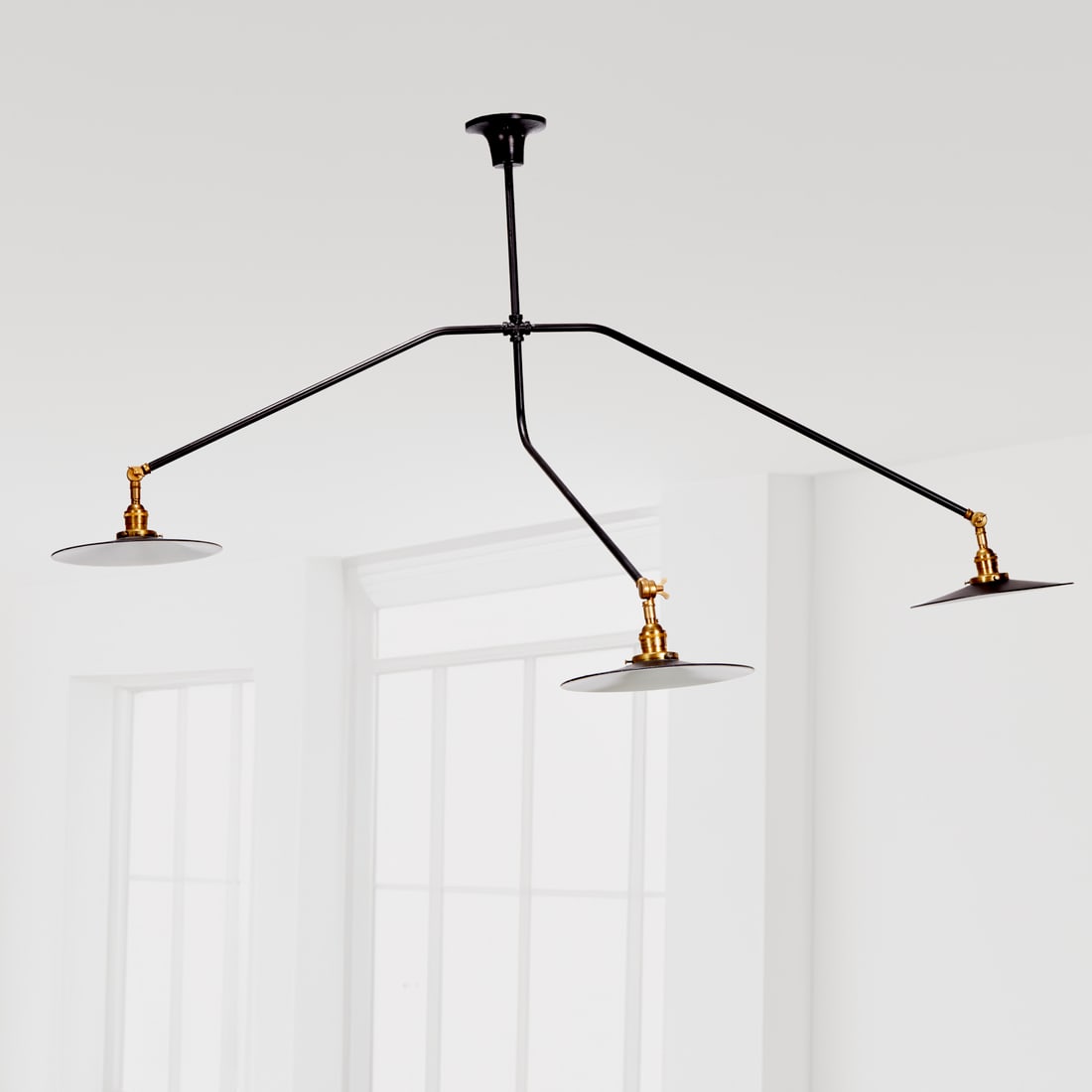 OC White style industrial ceiling fixture (1 of 7)