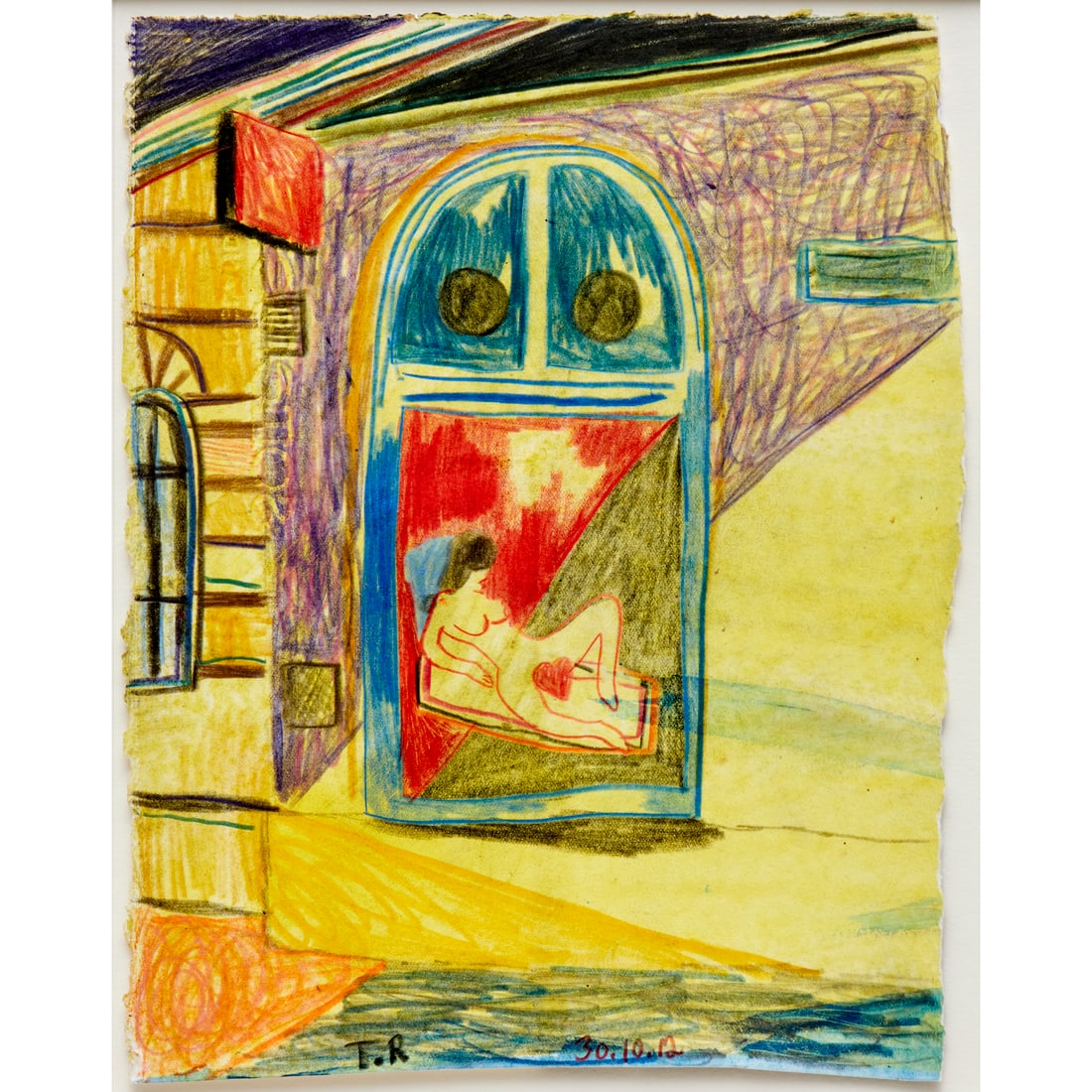 Tal R, mixed media on paper, 2012 (1 of 8)