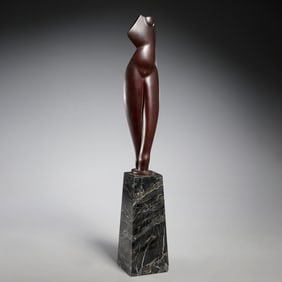 Alexander Archipenko (after), bronze sculpture
