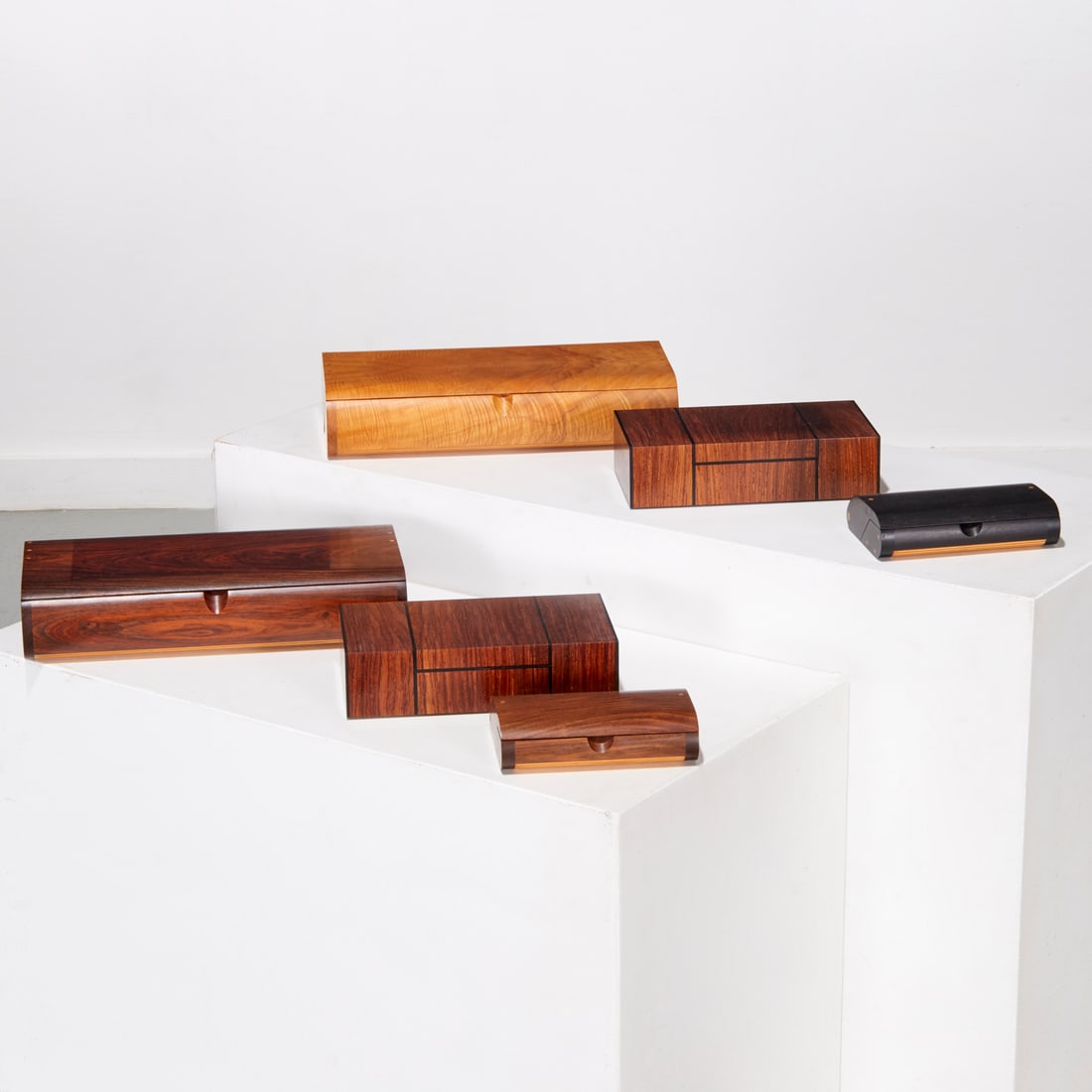 Collection (6) Ray Jones Wood Studio boxes (1 of 7)