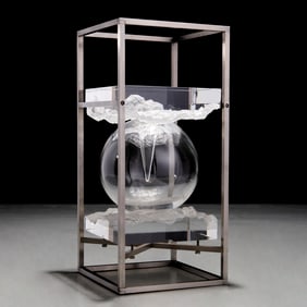 David Dowler for Steuben, glass sculpture, 1988