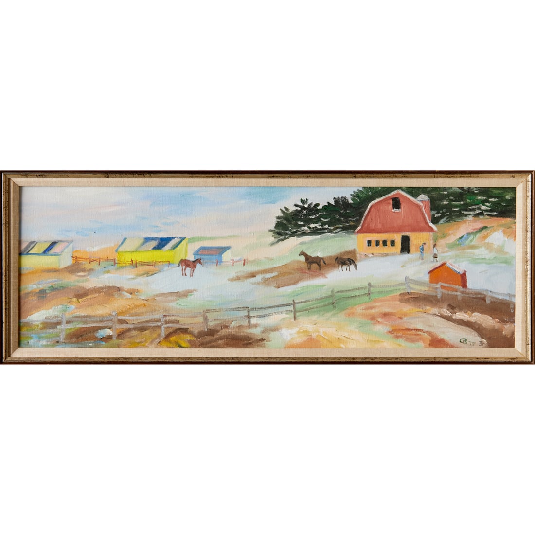 Cameron Booth, oil on canvas, 1977, ex Museum (1 of 7)