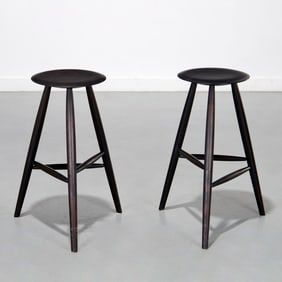 Sawkille Co., pair counter stools
