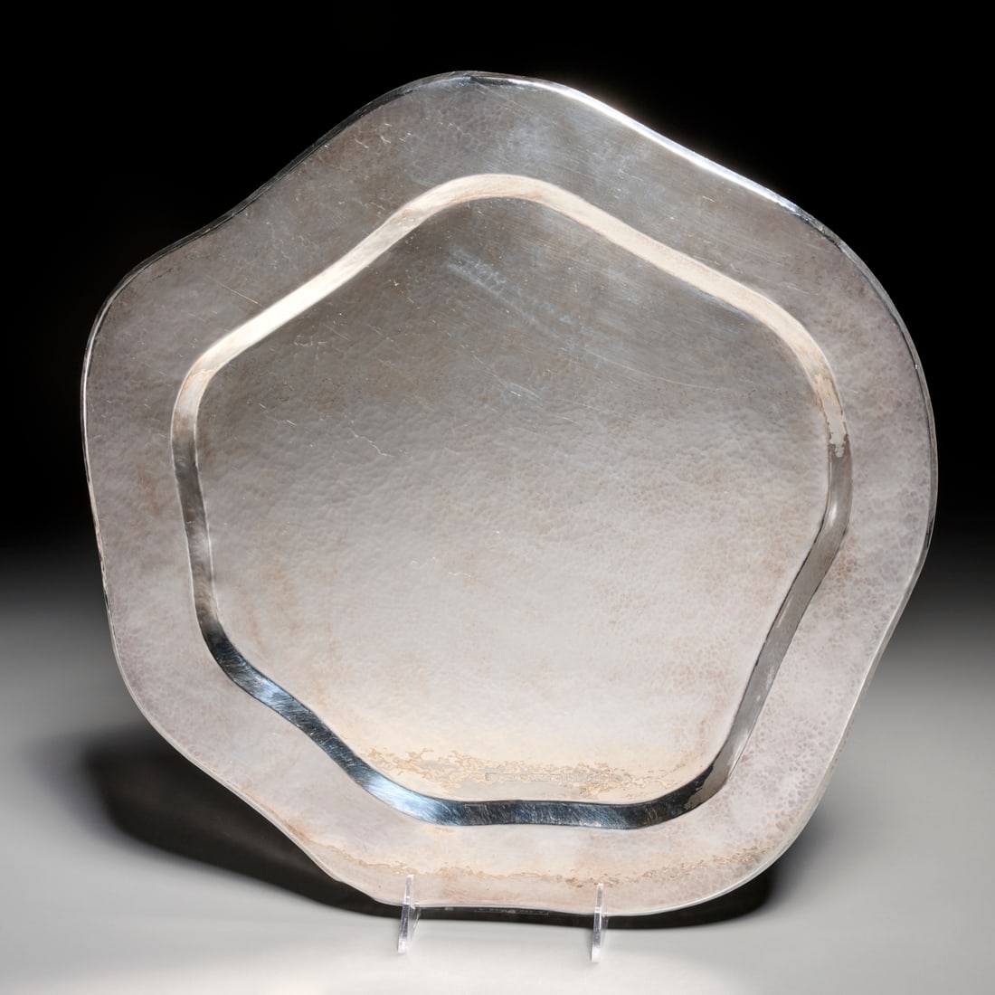 Pekka Piekainen, hammered sterling silver tray (1 of 6)