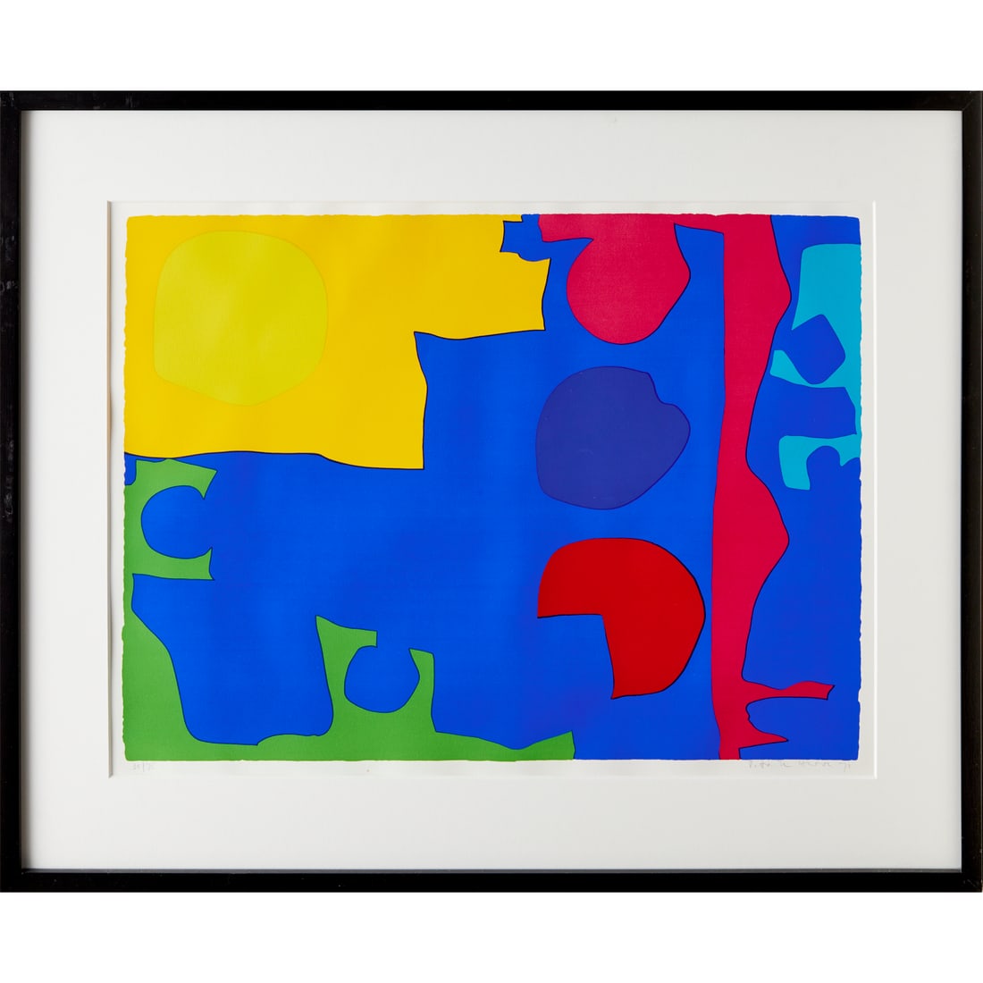Patrick Heron, screenprint, 1971 (1 of 7)
