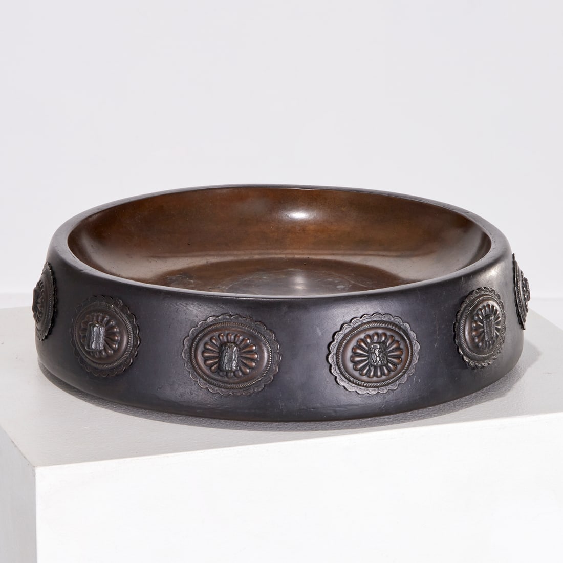 Ryan Carey, bronze "Concho" bowl, 1989 (1 of 5)