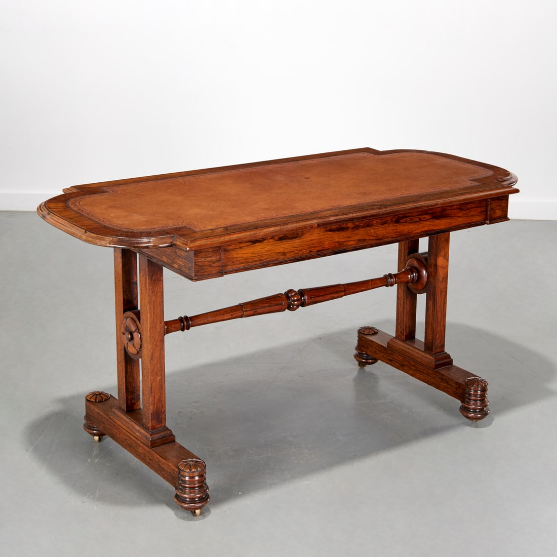 George IV Gillows style rosewood writing table (1 of 7)
