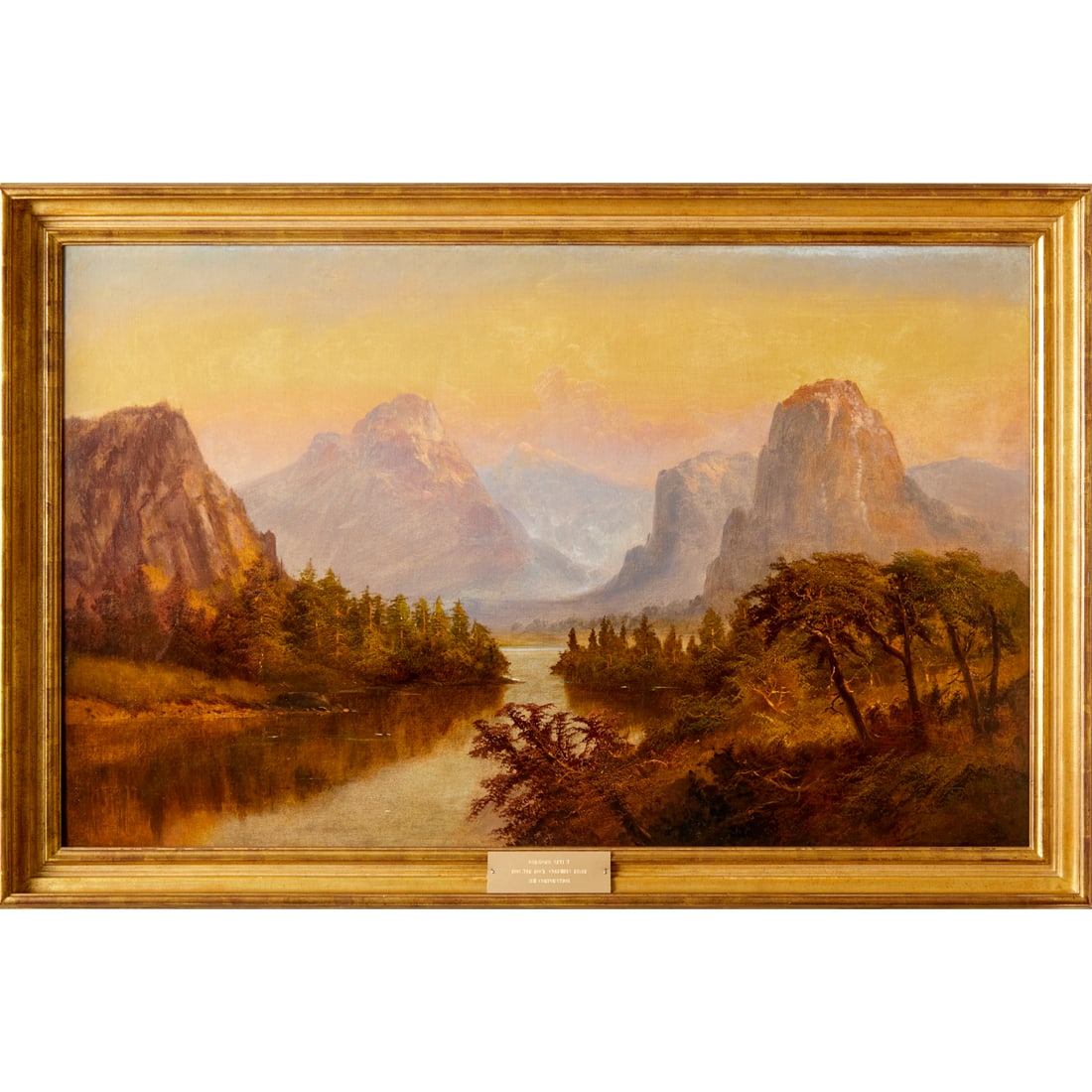 Thomas Moran (style), large oil on canvas (1 of 7)