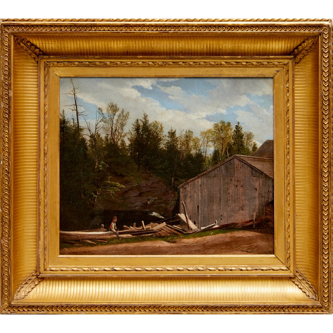 James MacDougal Hart (attrib.), oil on board (1 of 8)