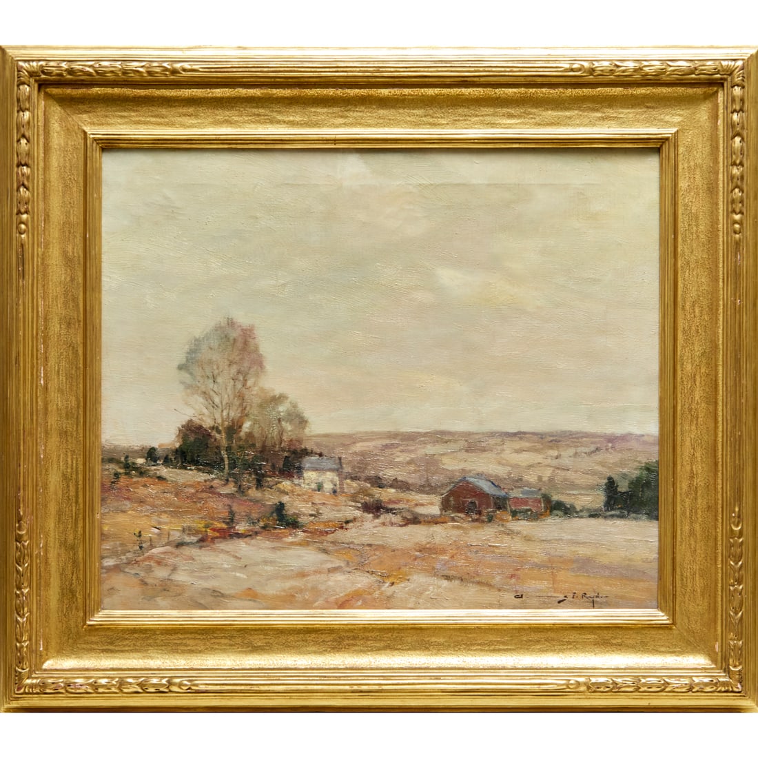 Chauncey Foster Ryder, oil on canvas, ex museum (1 of 8)