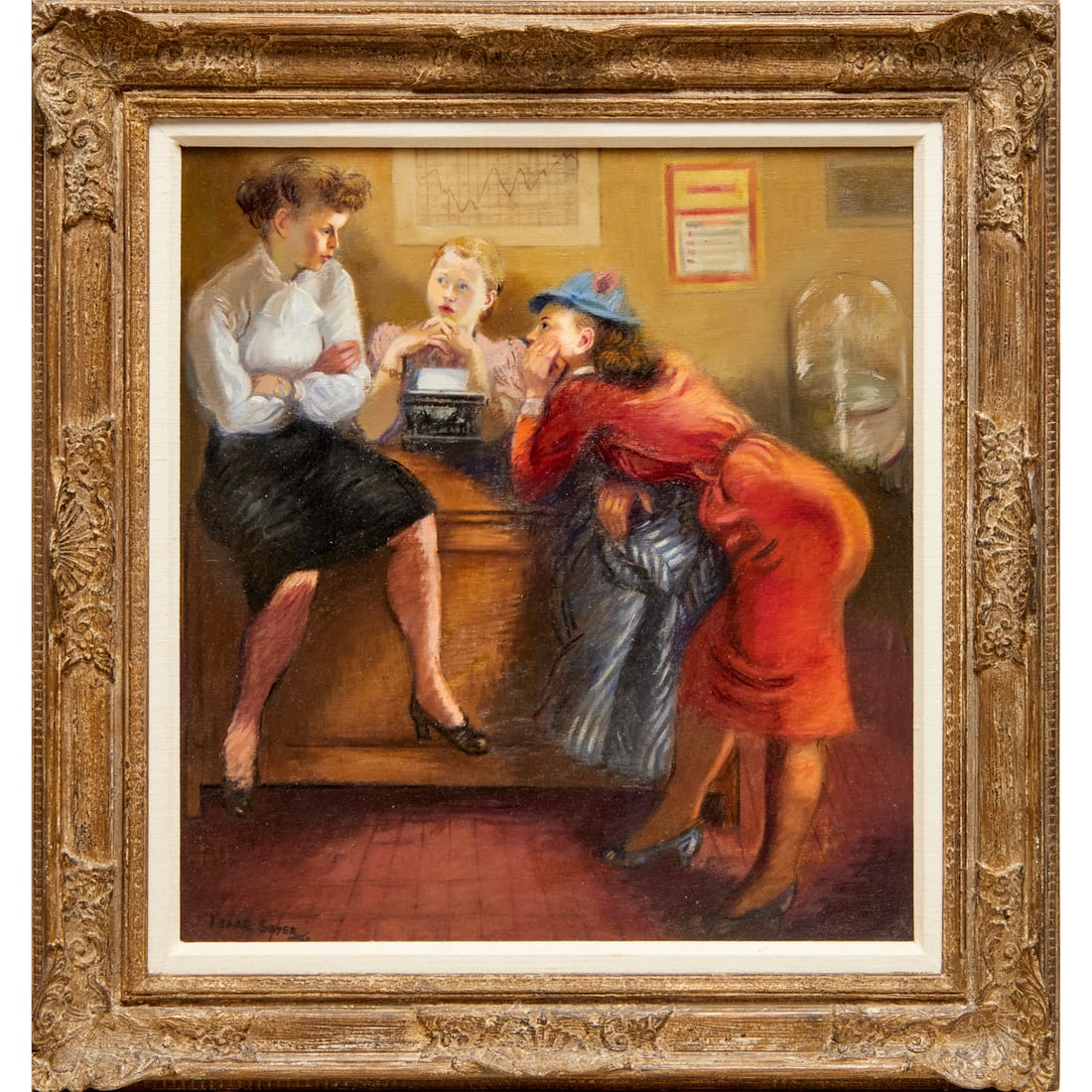 Isaac Soyer, oil on canvas, 1939 (1 of 9)