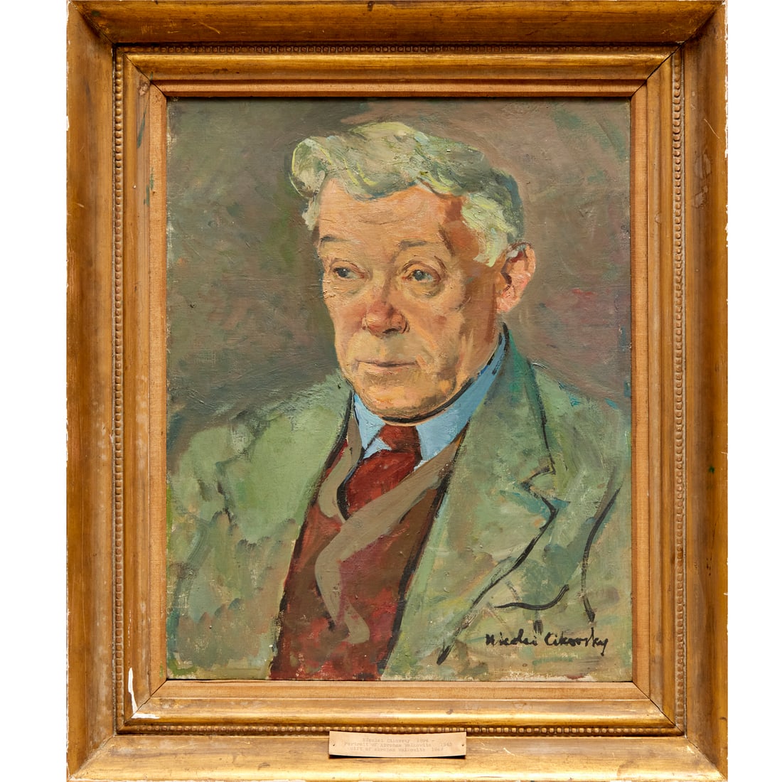 Nicolai Cikovsky, oil on canvas, ex museum (1 of 7)