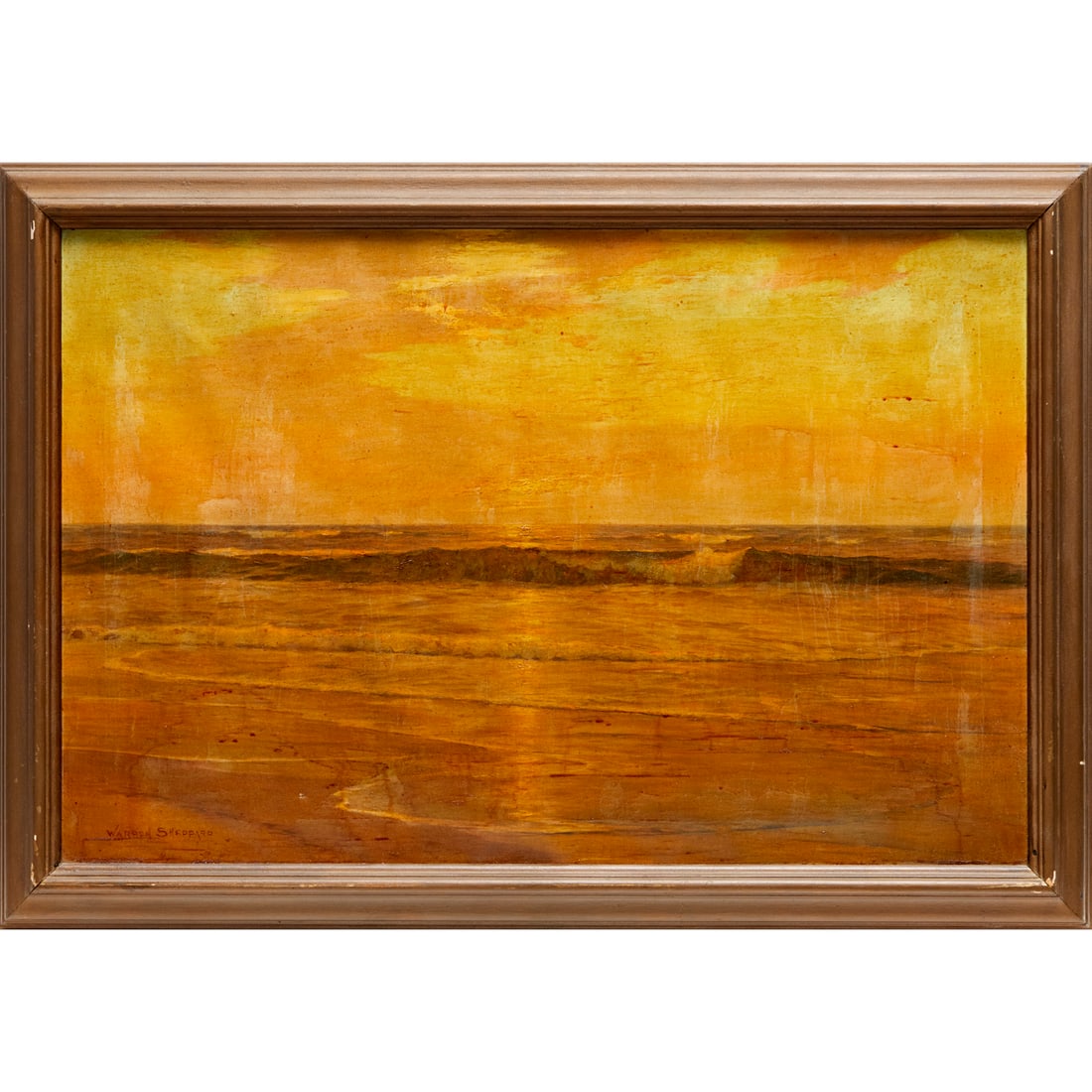 Warren Sheppard, oil on canvas, ex museum (1 of 8)