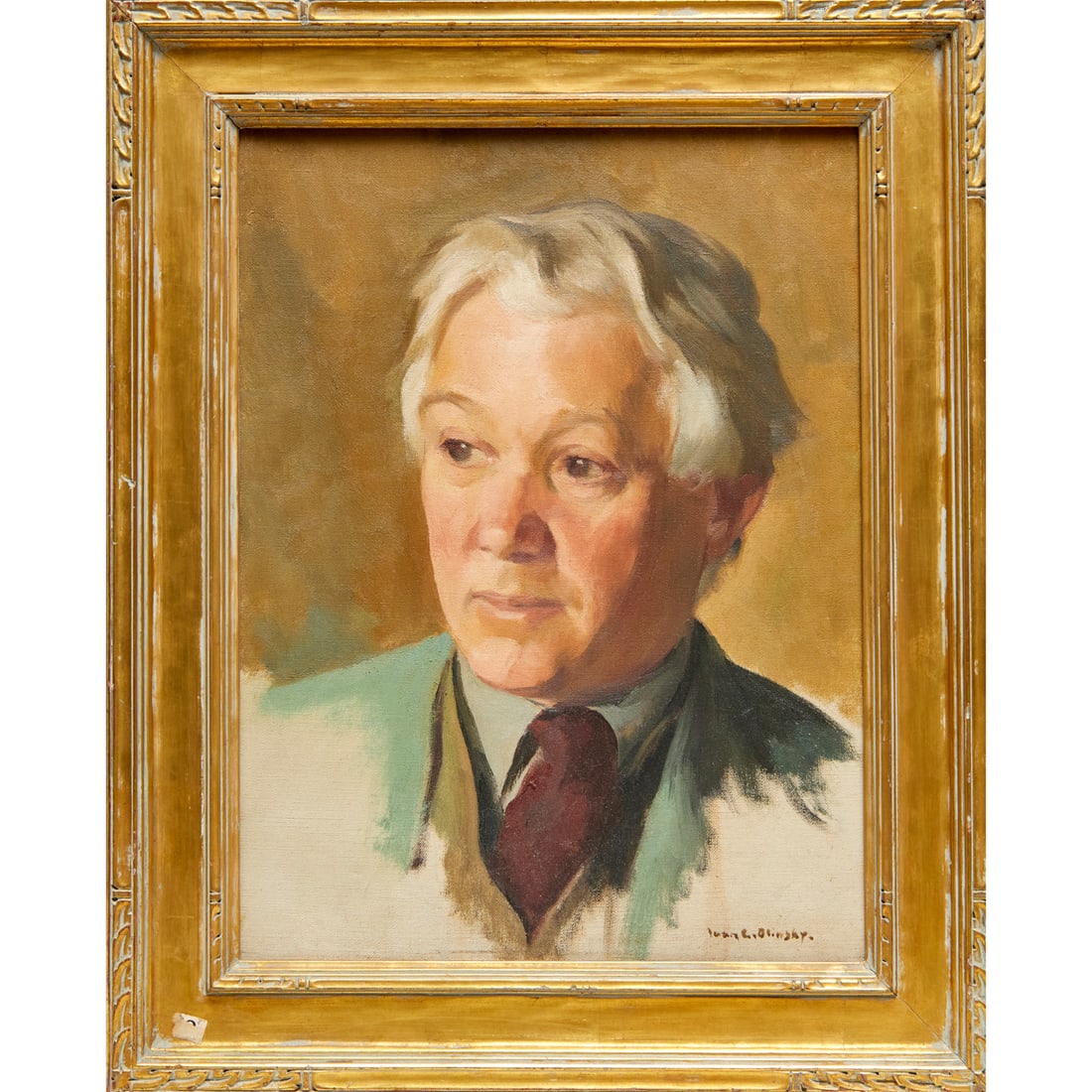 Ivan Olinsky, oil on canvas, 1943, ex museum (1 of 5)