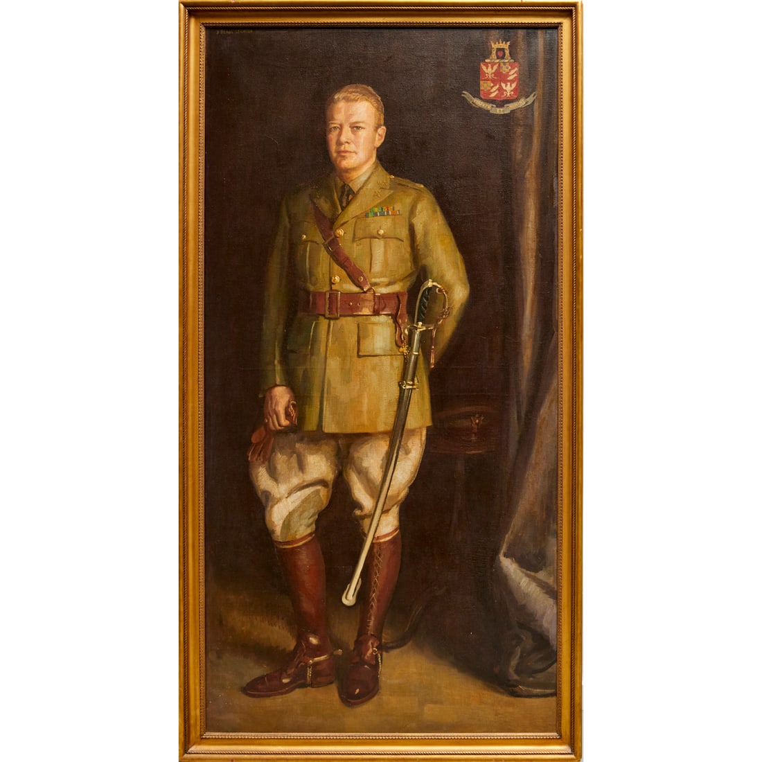 J. Blair Leighton, large military portrait (1 of 7)