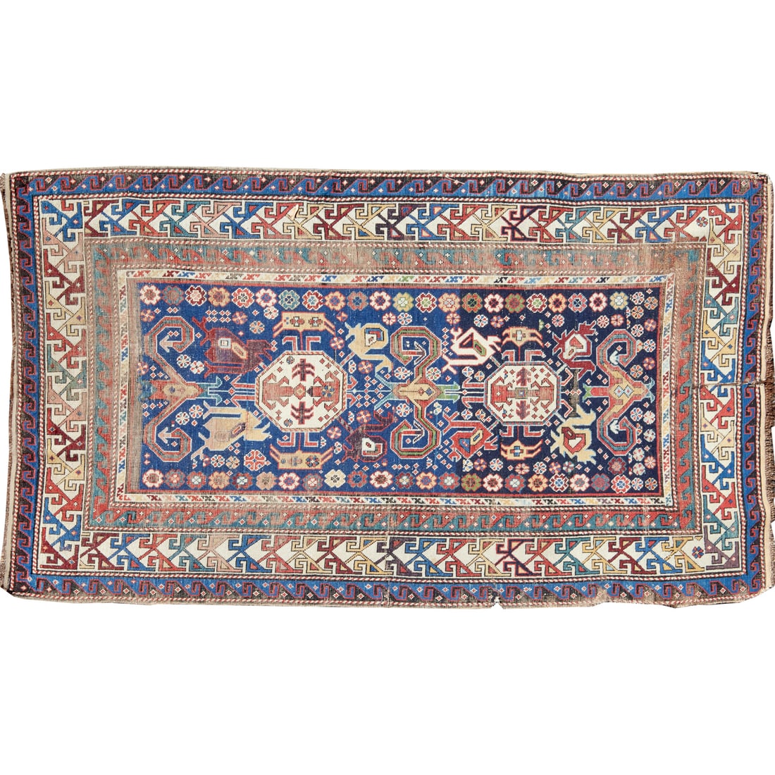 Antique Kazak rug, ex museum (1 of 8)
