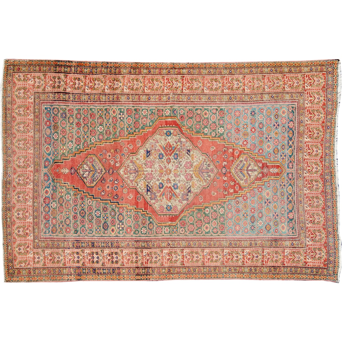 Antique Senneh rug, ex museum (1 of 7)