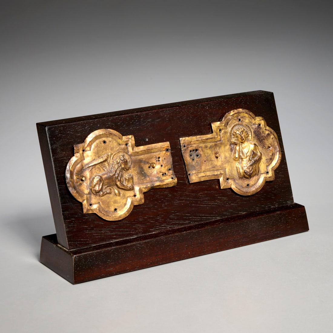 Venetian Renaissance style bronze crucifix mounts (1 of 7)