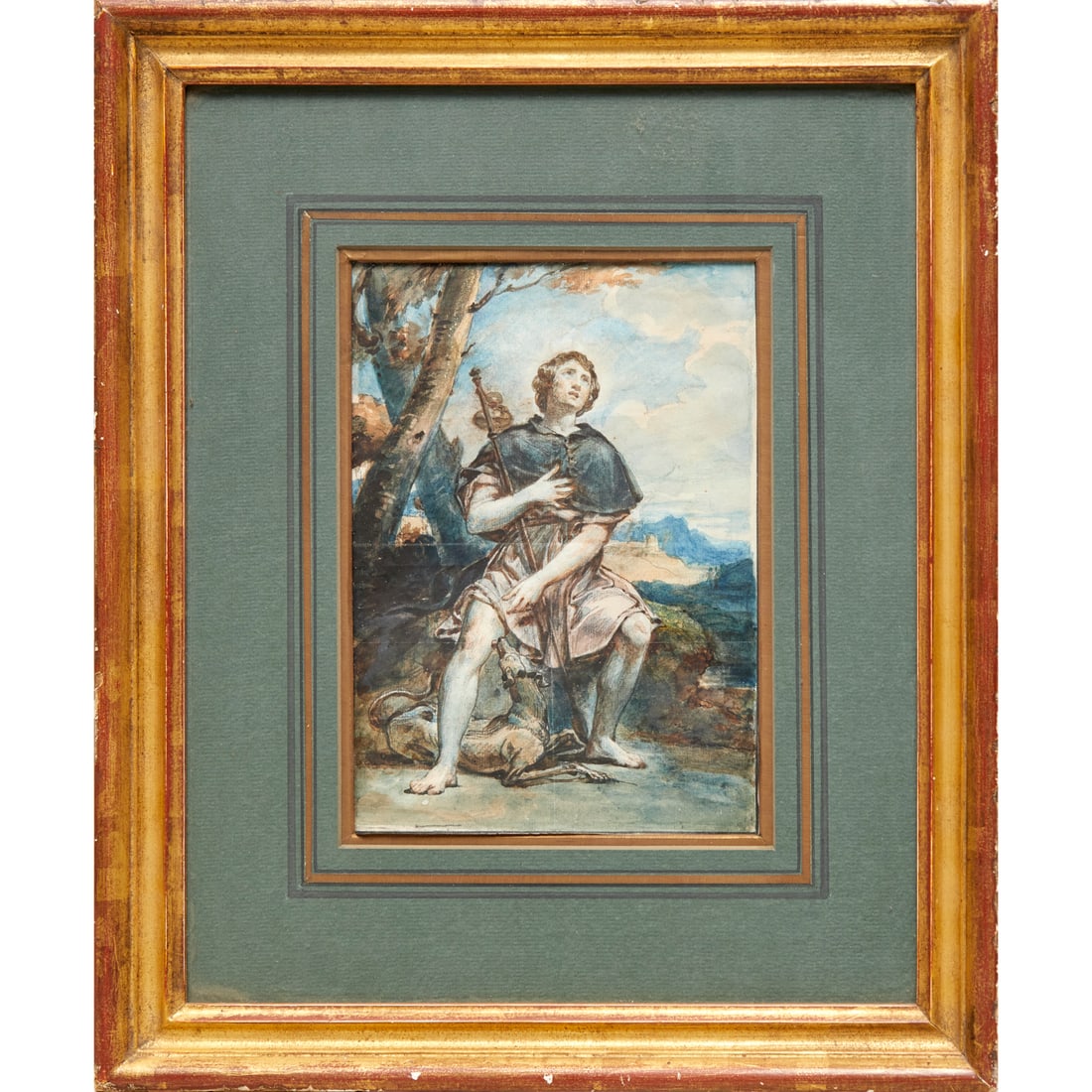 Old Master School, watercolor on paper (1 of 9)